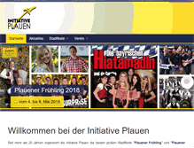 Tablet Screenshot of initiative-plauen.de